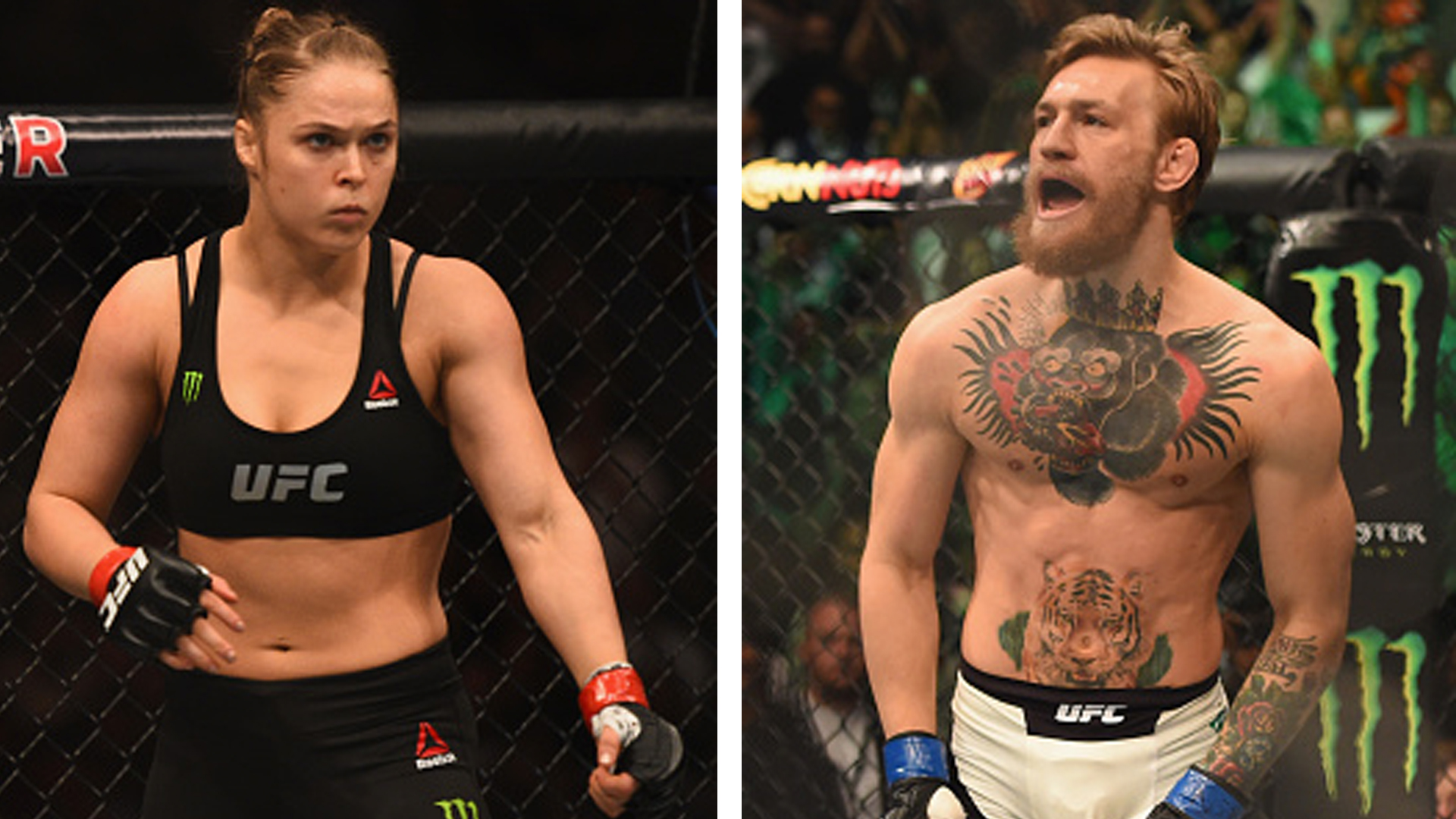 Conor McGregor and Ronda Rousey