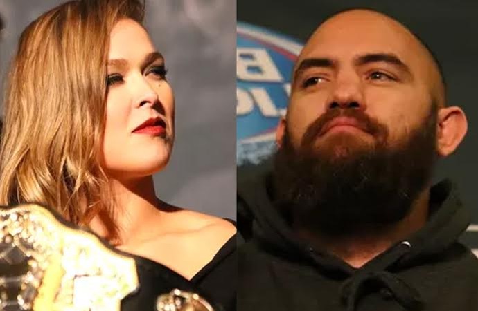 Travis Browne and Ronda Rousey