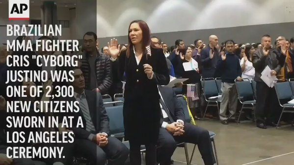 Cris Cyborg Finally Gets Her United States Citizenship